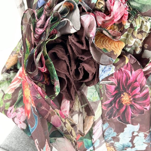 Anthropologie Geisha Designs x BHLDN Isabella Floral Tiered Dress - Picture 9 of 10